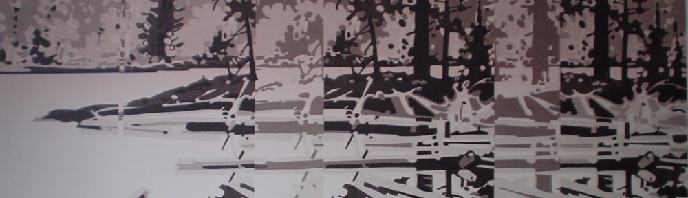Nita Lake Pattern by Robert Genn, Artist's Proof, titled and signed by artist - offset lithograph limited edition vintage fine art print