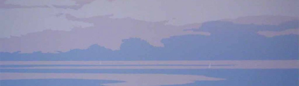 Sailing by Leyda Campbell - original screenprint/silkscreen limited edition fine art print, signed, titled and numbered 38/87 by artist