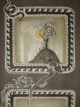 KerrisdaleGallery.com - Stock ID#HF152ev-snt - "Metamorphoses" by Francis Hebbelinck - original etching, limited edition of 150 - numbered 2/150, titled and signed in pencil by artist