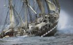 KerrisdaleGallery.com - Stock ID#PP096ph - "Le Siecle Du Belem, 1896-1996" by Philip Plisson - offset lithograph commemoration poster - vintage collectible art print