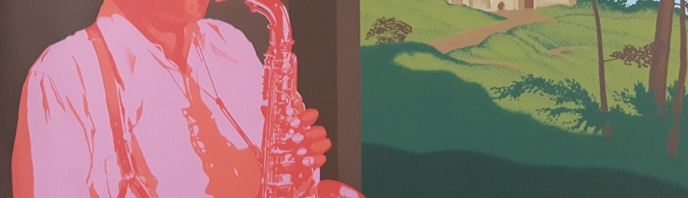KerrisdaleGallery.com - Stock ID#YR116sh-snd-c - "Sounds Inside" by Robert Young: an homage to Charlie "Bird" Parker, - original serigraph/silkscreen, limited edition of 150 - numbered 116/150, dated 1973 and signed by artist - vintage fine art print commissioned by Christie's Contemporary Art, Londonserigraph/silkscreen, limited edition of 150 - numbered 116/150, dated 1973 and signed by artist - vintage fine art print commissioned by Christie's Contemporary Art, London