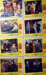 KerrisdaleGallery.com - Stock ID#MPLCx8TAL51ph - "The Tall Target" (1951, MGM, USA, NSS#51/443)- Original Vintage Movie Poster Lobby Cards, Set of 8 - feature view - Crime drama starring Dick Powell, Paula Raymond, Adolphe Menjou. Directed by Anthony Mann.