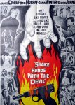 KerrisdaleGallery.com - Stock ID#MPOSx1SHA59pv - "Shake Hands With The Devil" (1959, UA, Filmed in Ireland, poster for USA, NSS#59/182)- Original Vintage Movie Poster One Sheet/folded 1-SH, 41 x 27 inches - feature view - Action drama starring James Cagney, Don Murray, Dana Winter, Glynis Johns. Directed by Michael Anderson.