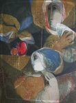KerrisdaleGallery.com - Stock ID#SA114lv-sn - "L'Offrande, Dove" by Alvar Sunol Munoz-Ramos - original lithograph, signed by artist and numbered 114/150