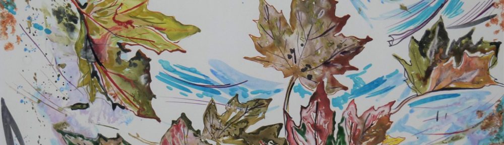 KerrisdaleGallery.com - Stock ID#AJ011lh-snt - "Wind Song" by Jane Adams - original lithograph, numbered 1/1
