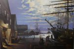 KerrisdaleGallery.com - Stock ID#HJ057ph-snt - "Loading for the Morning Tide" by John M. Horton C.S.M.A. F.S.A. - vintage 1987 limited edition print, offset lithograph, signed by artist, numbered 57/450